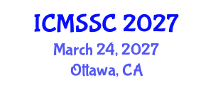 International Conference on Mathematics, Statistics and Scientific Computing (ICMSSC) March 24, 2027 - Ottawa, Canada