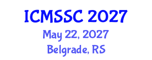 International Conference on Mathematics, Statistics and Scientific Computing (ICMSSC) May 22, 2027 - Belgrade, Serbia International Conference on Mathematics, Statistics and Scientific Computing (ICMSSC) May 22, 2027 - Belgrade, Serbia