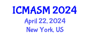 International Conference on Mechanical Advantage and Simple Machines (ICMASM) April 22, 2024 - New York, United States