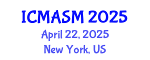 International Conference on Mechanical Advantage and Simple Machines (ICMASM) April 22, 2025 - New York, United States
