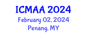 International Conference on Mechanical, Aeronautical and Automotive Engineering (ICMAA) February 02, 2024 - Penang, Malaysia