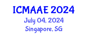 International Conference on Mechanical, Aeronautical and Automotive Engineering (ICMAAE) July 04, 2024 - Singapore, Singapore