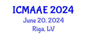 International Conference on Mechanical, Aeronautical and Automotive Engineering (ICMAAE) June 20, 2024 - Riga, Latvia