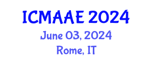 International Conference on Mechanical, Aeronautical and Automotive Engineering (ICMAAE) June 03, 2024 - Rome, Italy