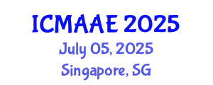 International Conference on Mechanical, Aeronautical and Automotive Engineering (ICMAAE) July 05, 2025 - Singapore, Singapore