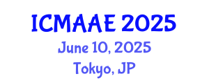 International Conference on Mechanical, Aeronautical and Automotive Engineering (ICMAAE) June 10, 2025 - Tokyo, Japan