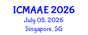 International Conference on Mechanical, Aeronautical and Automotive Engineering (ICMAAE) July 05, 2026 - Singapore, Singapore