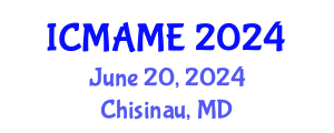 International Conference on Mechanical, Aeronautical and Manufacturing Engineering (ICMAME) June 20, 2024 - Chisinau, Republic of Moldova