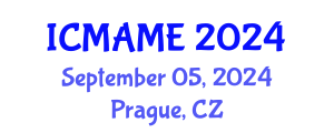 International Conference on Mechanical, Aeronautical and Manufacturing Engineering (ICMAME) September 05, 2024 - Prague, Czechia