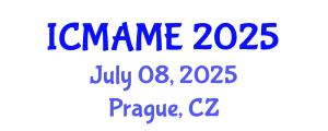 International Conference on Mechanical, Aeronautical and Manufacturing Engineering (ICMAME) July 08, 2025 - Prague, Czechia