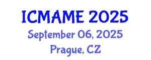 International Conference on Mechanical, Aeronautical and Manufacturing Engineering (ICMAME) September 06, 2025 - Prague, Czechia