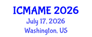 International Conference on Mechanical, Aeronautical and Manufacturing Engineering (ICMAME) July 17, 2026 - Washington, United States International Conference on Mechanical, Aeronautical and Manufacturing Engineering (ICMAME) July 17, 2026 - Washington, United States