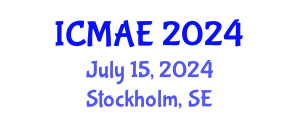 International Conference on Mechanical and Aerospace Engineering (ICMAE) July 15, 2024 - Stockholm, Sweden