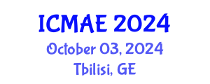 International Conference on Mechanical and Aerospace Engineering (ICMAE) October 03, 2024 - Tbilisi, Georgia