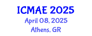 International Conference on Mechanical and Aerospace Engineering (ICMAE) April 08, 2025 - Athens, Greece