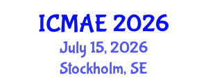 International Conference on Mechanical and Aerospace Engineering (ICMAE) July 15, 2026 - Stockholm, Sweden