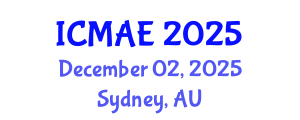 International Conference on Mechanical and Automotive Engineering (ICMAE) December 02, 2025 - Sydney, Australia