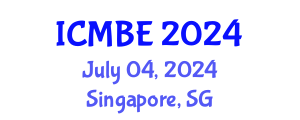 International Conference on Mechanical and Biomedical Engineering (ICMBE) July 04, 2024 - Singapore, Singapore