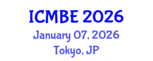 International Conference on Mechanical and Biomedical Engineering (ICMBE) January 07, 2026 - Tokyo, Japan