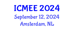 International Conference on Mechanical and Electrical Engineering (ICMEE) September 12, 2024 - Amsterdam, Netherlands