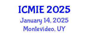 International Conference on Mechanical and Industrial Engineering (ICMIE) January 14, 2025 - Montevideo, Uruguay