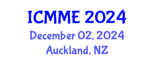 International Conference on Mechanical and Materials Engineering (ICMME) December 02, 2024 - Auckland, New Zealand