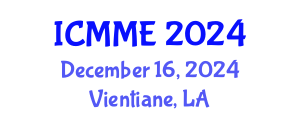 International Conference on Mechanical and Mechatronics Engineering (ICMME) December 16, 2024 - Vientiane, Laos