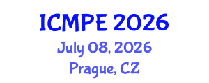 International Conference on Mechanical and Production Engineering (ICMPE) July 08, 2026 - Prague, Czechia