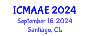 International Conference on Mechanical, Automotive and Aerospace Engineering (ICMAAE) September 16, 2024 - Santiago, Chile