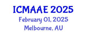 International Conference on Mechanical, Automotive and Aerospace Engineering (ICMAAE) February 01, 2025 - Melbourne, Australia