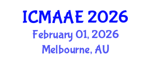 International Conference on Mechanical, Automotive and Aerospace Engineering (ICMAAE) February 01, 2026 - Melbourne, Australia