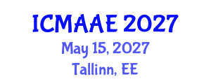 International Conference on Mechanical, Automotive and Aerospace Engineering (ICMAAE) May 15, 2027 - Tallinn, Estonia International Conference on Mechanical, Automotive and Aerospace Engineering (ICMAAE) May 15, 2027 - Tallinn, Estonia
