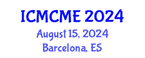 International Conference on Mechanical, Civil and Material Engineering (ICMCME) August 15, 2024 - Barcelona, Spain
