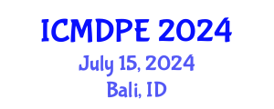 International Conference on Mechanical Design and Power Engineering (ICMDPE) July 15, 2024 - Bali, Indonesia