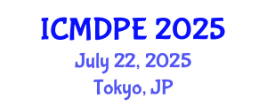 International Conference on Mechanical Design and Power Engineering (ICMDPE) July 22, 2025 - Tokyo, Japan