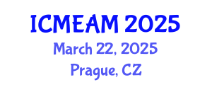 International Conference on Mechanical Engineering and Applied Mechanics (ICMEAM) March 22, 2025 - Prague, Czechia