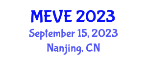 International Conference on Mechanical Engineering and Vehicle Engineering (MEVE) September 15, 2023 - Nanjing, China