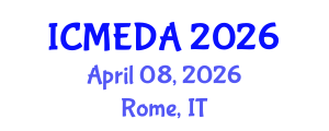 International Conference on Mechanical Engineering Design and Analysis (ICMEDA) April 08, 2026 - Rome, Italy