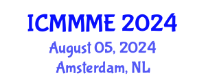 International Conference on Mechanical, Manufacturing and Mechatronics Engineering (ICMMME) August 05, 2024 - Amsterdam, Netherlands