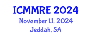 International Conference on Mechanical, Mechatronics and Robotics Engineering (ICMMRE) November 11, 2024 - Jeddah, Saudi Arabia