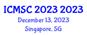 International Conference on Mechanical, System and Control Engineering (ICMSC 2023) December 13, 2023 - Singapore, Singapore International Conference on Mechanical, System and Control Engineering (ICMSC 2023) December 13, 2023 - Singapore, Singapore