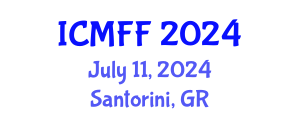 International Conference on Mechanics of Fatigue and Fracture (ICMFF) July 11, 2024 - Santorini, Greece