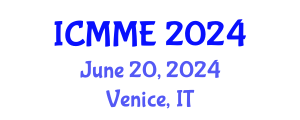 International Conference on Mechatronics and Manufacturing Engineering (ICMME) June 20, 2024 - Venice, Italy