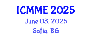 International Conference on Mechatronics and Mechanical Engineering (ICMME) June 03, 2025 - Sofia, Bulgaria