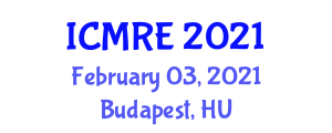 International Conference on Mechatronics and Robotics Engineering (ICMRE) February 03, 2021 - Budapest, Hungary