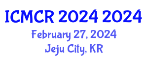 International Conference on Mechatronics, Control and Robotics (ICMCR 2024) February 27, 2024 - Jeju City, Republic of Korea International Conference on Mechatronics, Control and Robotics (ICMCR 2024) February 27, 2024 - Jeju City, Republic of Korea