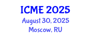 International Conference on Mechatronics Engineering (ICME) August 30, 2025 - Moscow, Russia