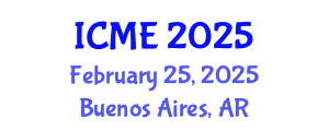 International Conference on Mechatronics Engineering (ICME) February 25, 2025 - Buenos Aires, Argentina