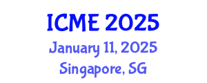 International Conference on Mechatronics Engineering (ICME) January 11, 2025 - Singapore, Singapore