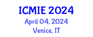 International Conference on Mechatronics, Manufacturing and Industrial Engineering (ICMIE) April 04, 2024 - Venice, Italy